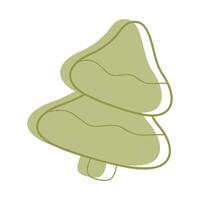 One conifer color. Clip art for your projects. vector