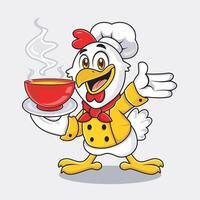 Chicken Soup Masterchef vector