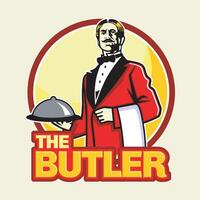 The Butler is on duty vector