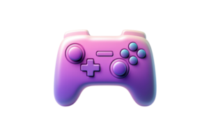A vibrant game controller featuring various buttons and a sleek design, perfect for gaming enthusiasts. png