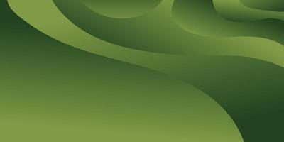 Abstract Dark Green Gradient A Dynamic Liquid Flow vector