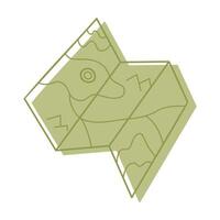 A map color. Clip art for your projects. vector
