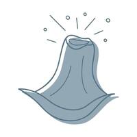 A volcano color. Clip art for your projects. vector