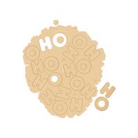 Making Christmas gingerbread cookies. Top view on process of baking and decorating sweet cookies. Isolated a white background for card, postcard, cover. EPS 10 vector