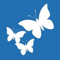 Butterfly with background vector