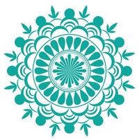 Mandala design with white background vector