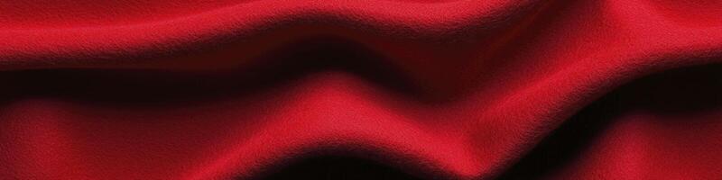 A red fabric with a wave pattern photo