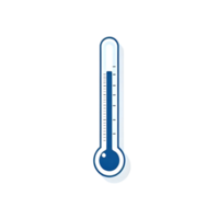 Flat Illustration of Thermometer Showing Low Temperature Clip Art png