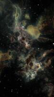 nebula with a vibrant black and yellow background video