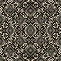 abstract symmetrical floral geometric pattern vector