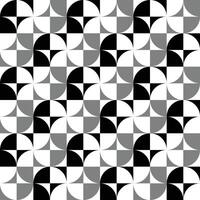 abstract geometric monochrome quadrant pattern vector