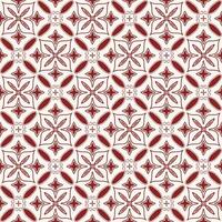 abstract hand drawn batik flower vector