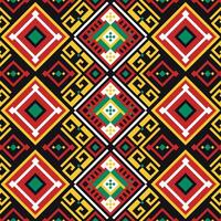 abstract geometric ethnic dayak pattern vector