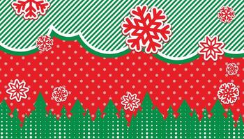 snow flakes christmas pattern background vector