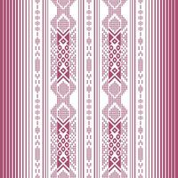 ethnic geometric maroon songket pattern vector