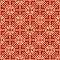 traditional chinese ornament background pattern vector