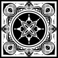 A vintage frame illustration element. Floral symmetry border. Fit for banner, background, merchandise. Eps 10. vector