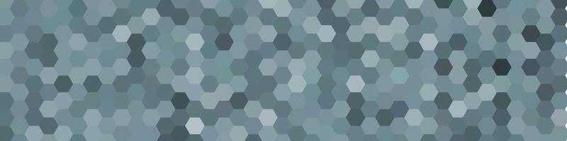 A subtle abstract image with a hexagonal mosaic pattern in varying shades of gray and blue. The design has a cool and calm aesthetic, evoking a sense of neutrality and sophistication. vector