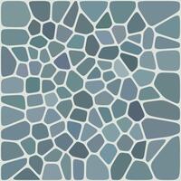 An abstract geometric pattern resembling mosaic tiles in varying shades of blue. The irregular shapes create a textured, modern, and artistic design, evoking a sense of harmony and structure. vector