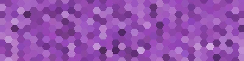 A seamless pattern of various shades of purple hexagons. The pattern creates a visually appealing and calming effect, with a soft and dreamy aesthetic. vector