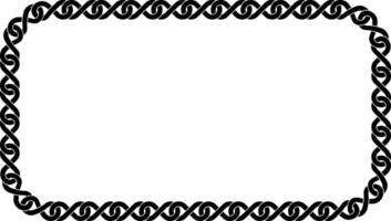 rectangular infinity frame with copy space for text or design vector