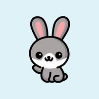 cute rabbit bunny illustration vector
