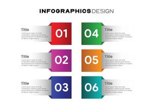 Steps infographics illustrations vector