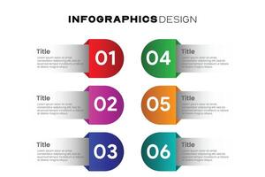 Steps infographics illustrations vector