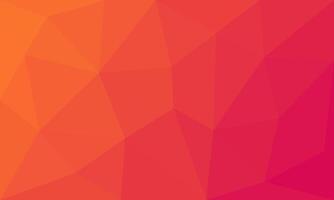 Colorful gradation abstract geometric background. Orange and pink gradient illustration template for banner, digital, web, cover, greeting, poster, decoration, display, advertising, surface vector