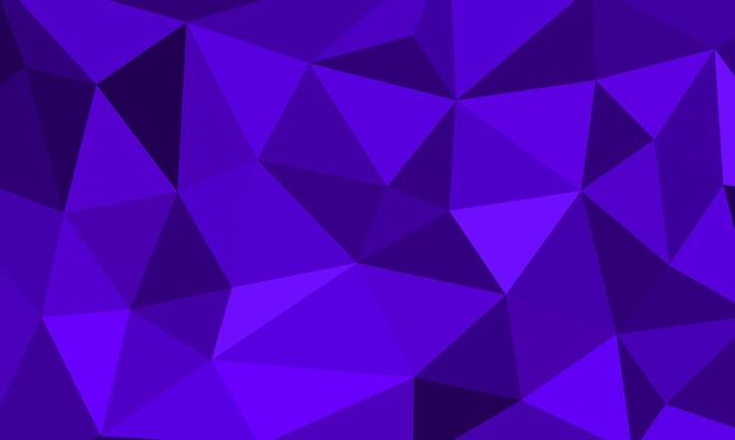 Abstract irregular polygon background in dark violet color. triangle pattern design for decoration, banner, greeting, invitation, website, advertising, cover, backdrop, header