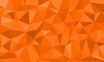 Bright orange triangle geometric background texture. Modern mosaic illustration with triangular shape elements for display, business, website, backdrop, advertising, surface, idea, header vector