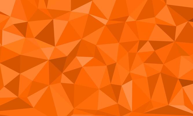 Bright orange triangle geometric background texture. Modern mosaic illustration with triangular shape elements for display, business, website, backdrop, advertising, surface, idea, header