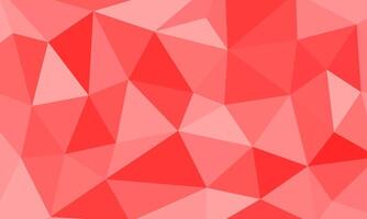 Light red flat polygon abstract shape. Irregular triangle pattern element texture design. Suitable for backdrop banner, cover, website, advertising, idea, decoration, page vector