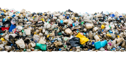 Garbage Trash Dump Landscape Isolated on Transparent Background png
