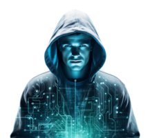 Hacker Isolated on Transparent Background png