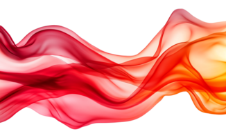Abstract Silk Wave Pattern Isolated on Transparent Background png