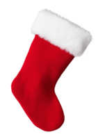Christmas Sock Stocking Isolated on Transparent Background png