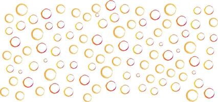 circle design elements In doodle style. vector