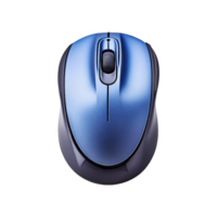 Top view of smart device mouse on transparent background png
