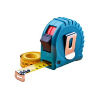 Measuring tape machine with measuring tape on transparent background png