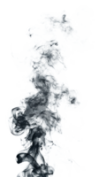 Abstract smoke design with swirling gray and white patterns on transparent background png