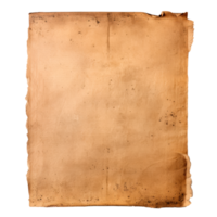 Old vintage paper with a textured background suitable for various designs png
