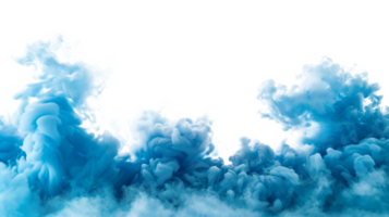 Blue smoke swirl creating an abstract background for design purposes png