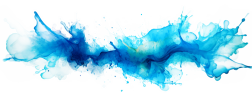 A vibrant blue water splash design for creative backgrounds and art. png