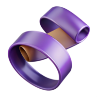 Purple and Beige 3D Abstract Background png