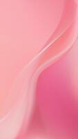Abstract Pink Background Design Soft Curves, Gentle Hues, Elegant Lines vector