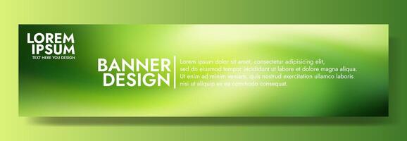 Green Gradient Background Template Modern Website Ad vector