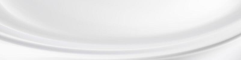 Abstract White Fabric Drape, Soft Waves, Smooth Texture, Elegant Background, vector