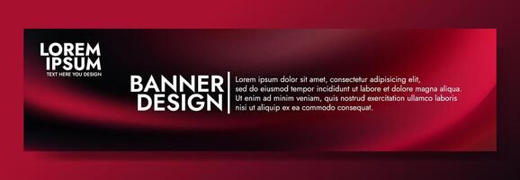 Elegant Red Background Design Template Website vector