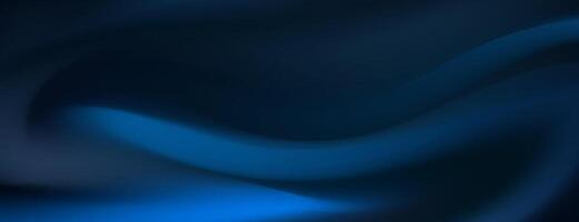 Abstract Blue Wave Background Smooth, Dark, Gradient, Digital, Design, Texture, Flowing, vector